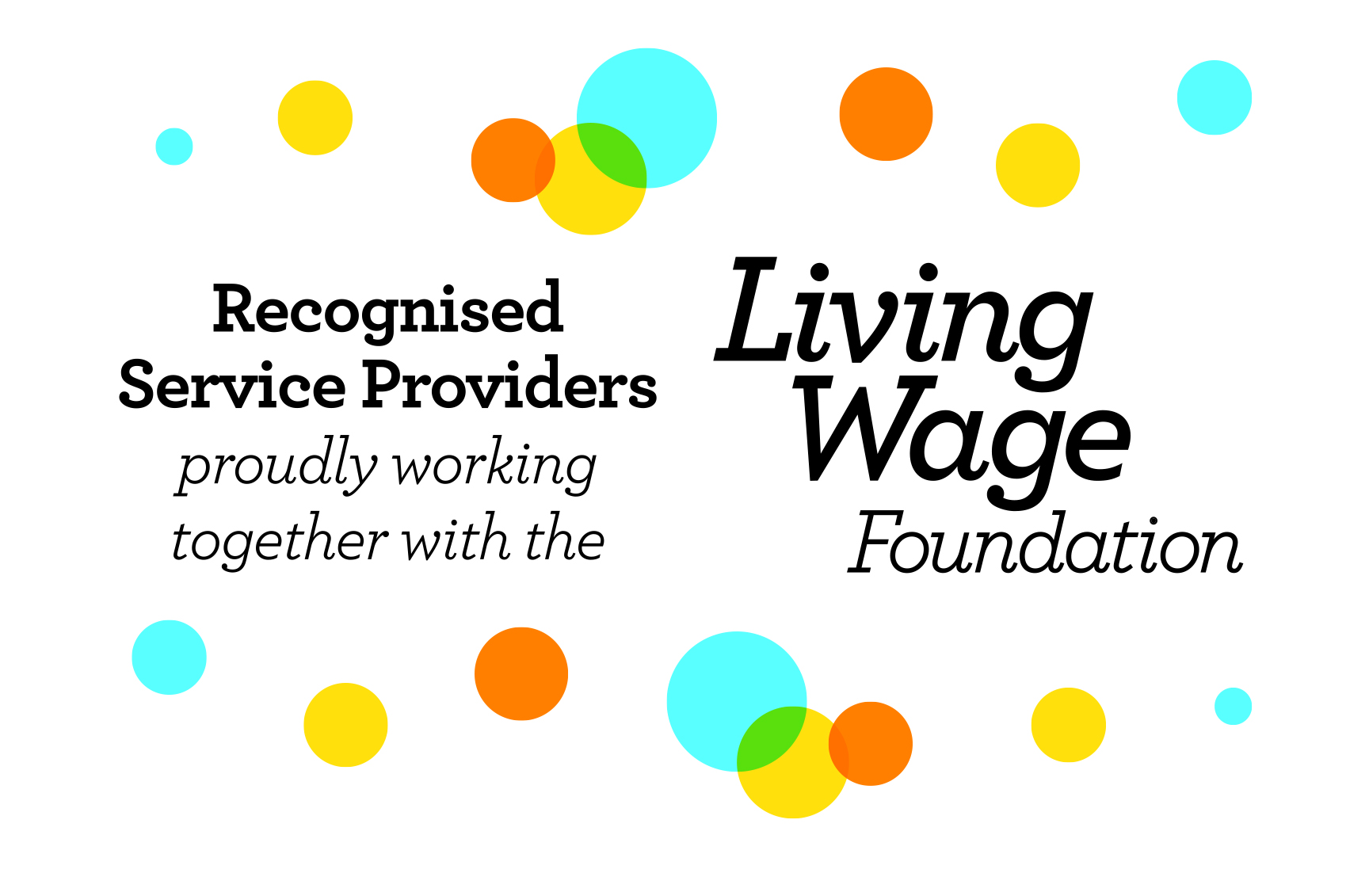 Recognised Service provider icon for Living Wage Foundation